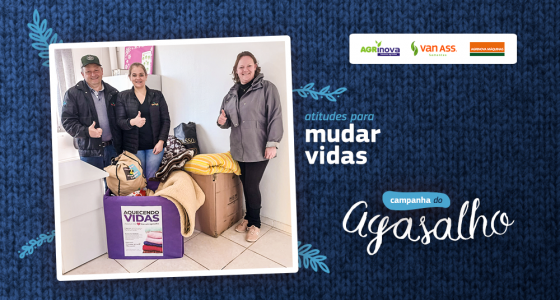 Grupo Van Ass realiza entrega de donativos da Campanha do Agasalho 2022