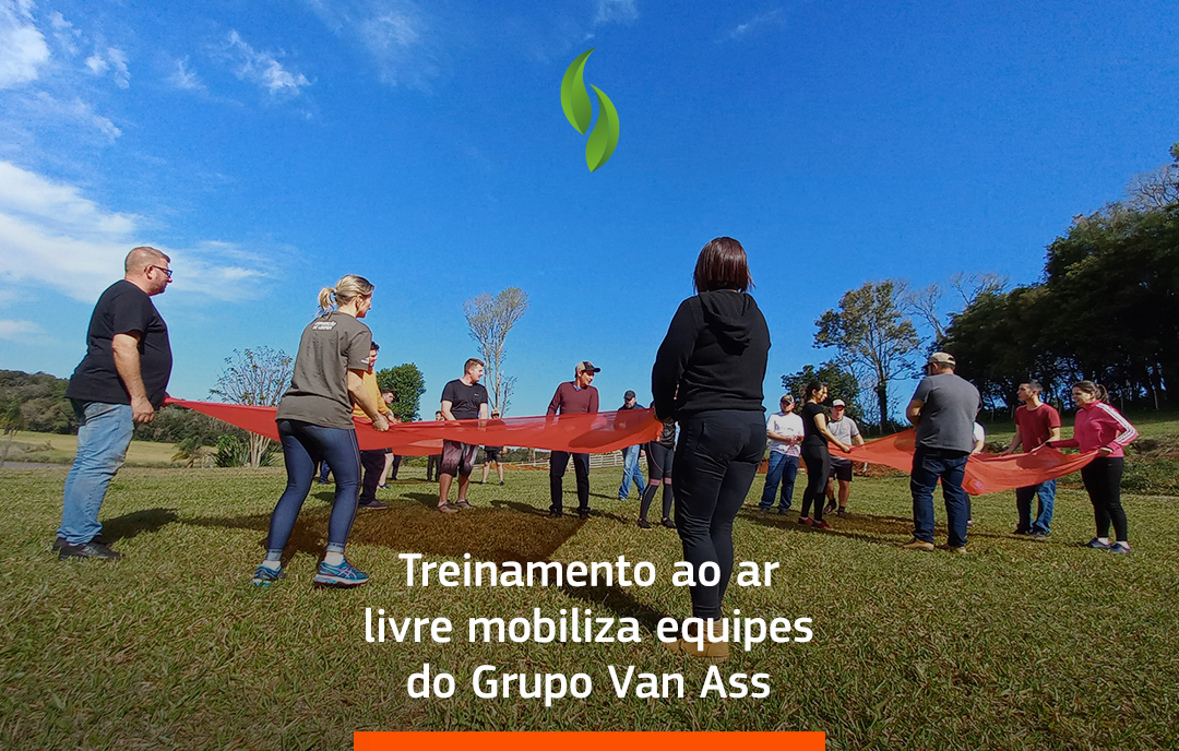 Treinamento ao ar livre mobiliza equipes do Grupo Van Ass