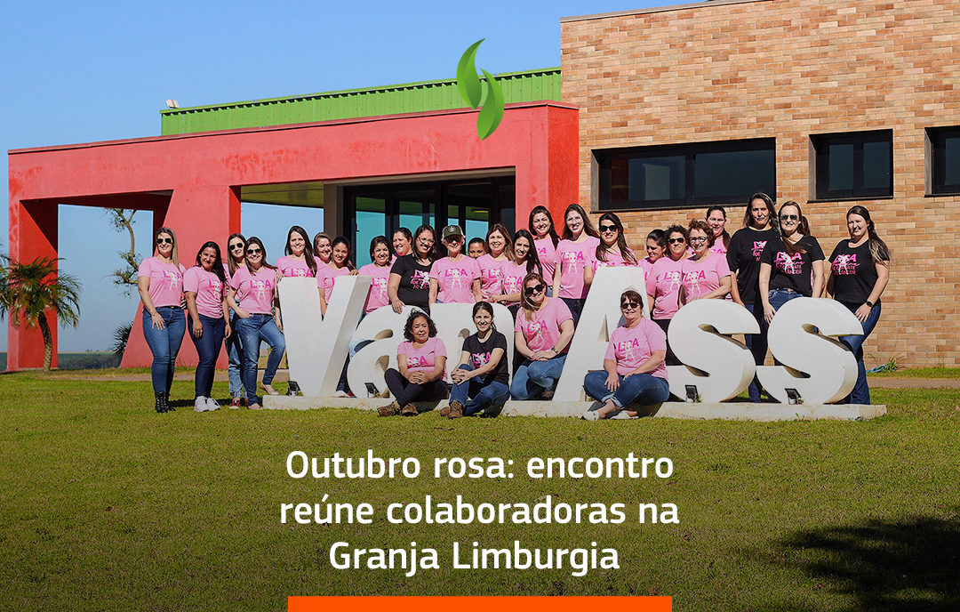 Outubro rosa: encontro reúne colaboradoras na Granja Limburgia