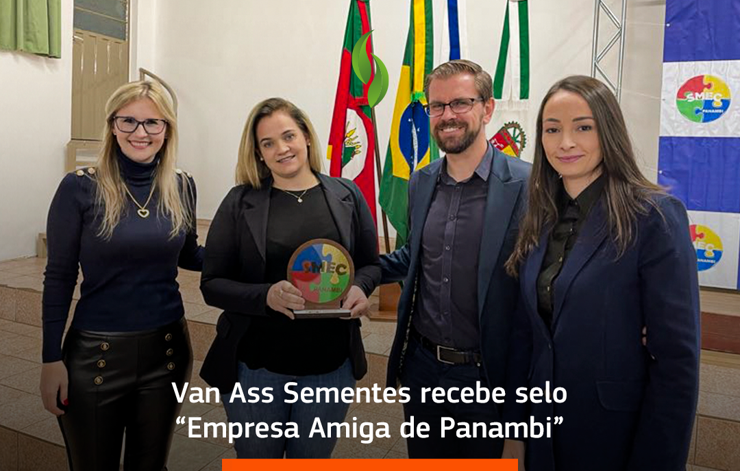 Van Ass Sementes recebe selo “Empresa Amiga de Panambi”