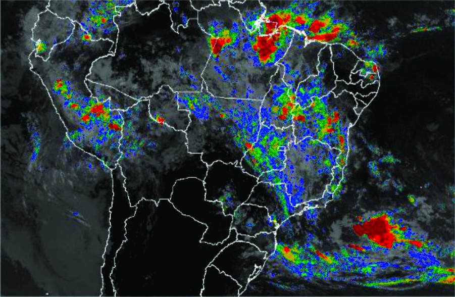 Tempo: Sapezal (MT) tem acumulados de mais de 200 mm no sábado (16) e chuvas seguem pelo Centro-Oeste