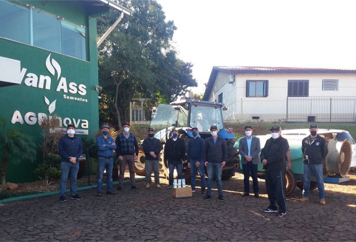 Van Ass Sementes doa Hipoclorito de Cálcio para os municípios de Panambi e Condor